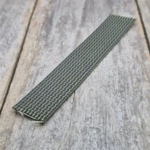 inhemskt tvättband, grönsvart